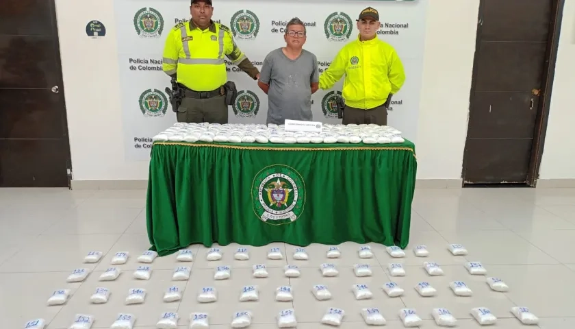 El capturado fue identificado como Ezequiel Gómez Gutteo.