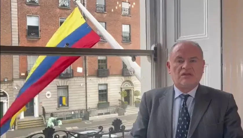 El embajador de Colombia en Irlanda, Camilo Ruiz