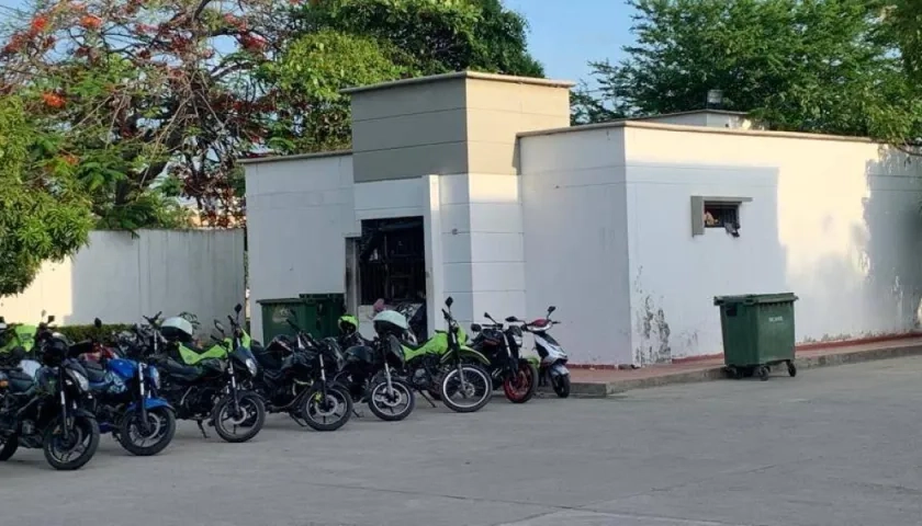 Estación de Policía de Chambacú, en Cartagena.