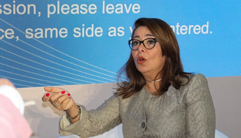 La directora ejecutiva de la ONUDD, Ghada Waly.