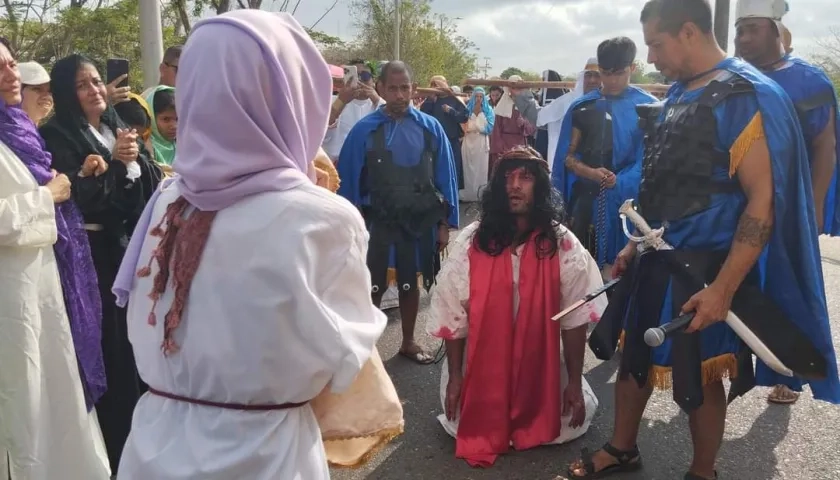 Vía Crucis en vivo este Miércoles Santo de Galapa a Paluato