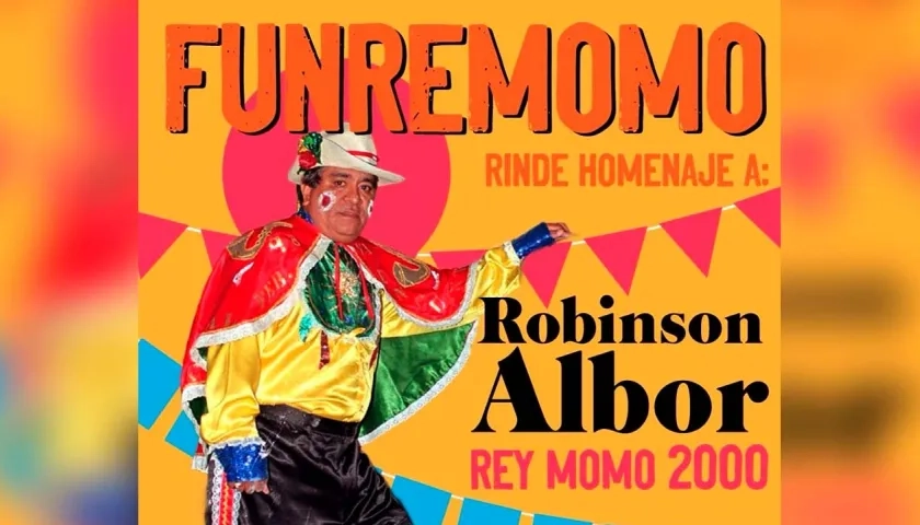 Robinson Albor es conocido como el ‘Rey Momo del Siglo’.