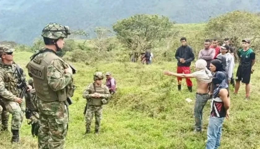 El Ejército intentó dialogar, pero la comunidad no aceptó