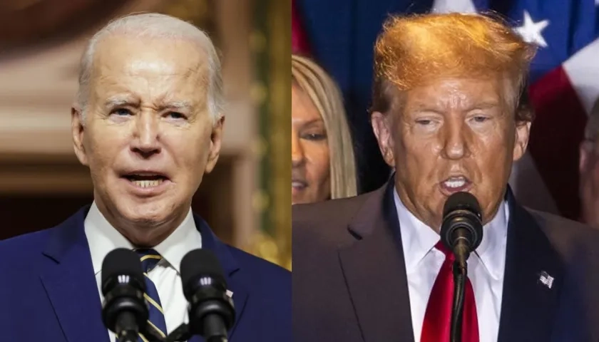 Joe Biden y Donald Trump