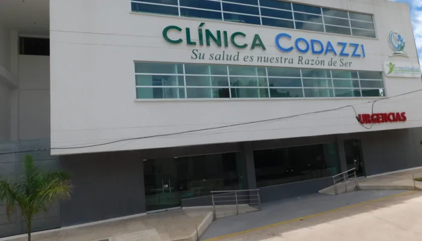 Clínica Codazzi en donde fueron atendidos dos de los menores