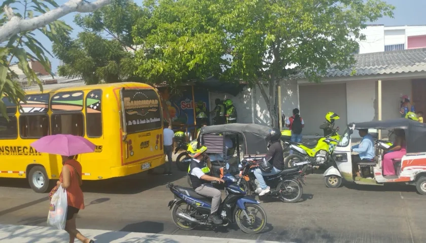 Se registró en la calle 41 con carrera 17 barrio La Ilusión.