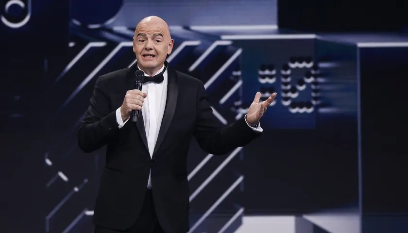 Gianni Infantino, presidente de la Fifa. 