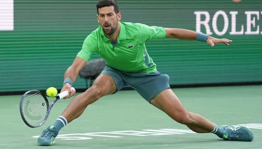 Novak Djokovic, número 1 del mundo, ha sido cinco veces campeón del Indian Wells. 