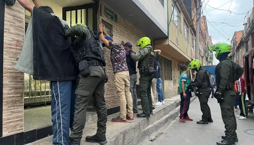 Foto referencia de operativos de la Policía de Bogotá