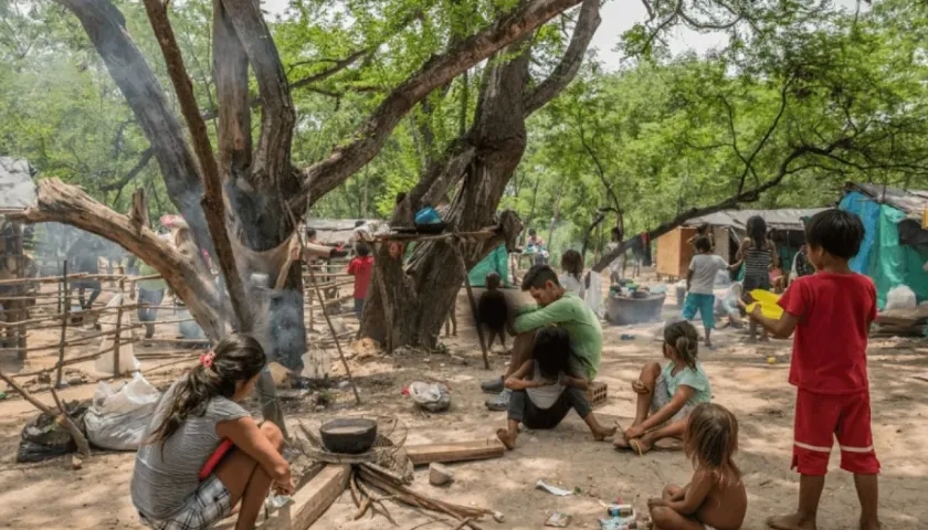 Foto referencia de comunidad yukpa