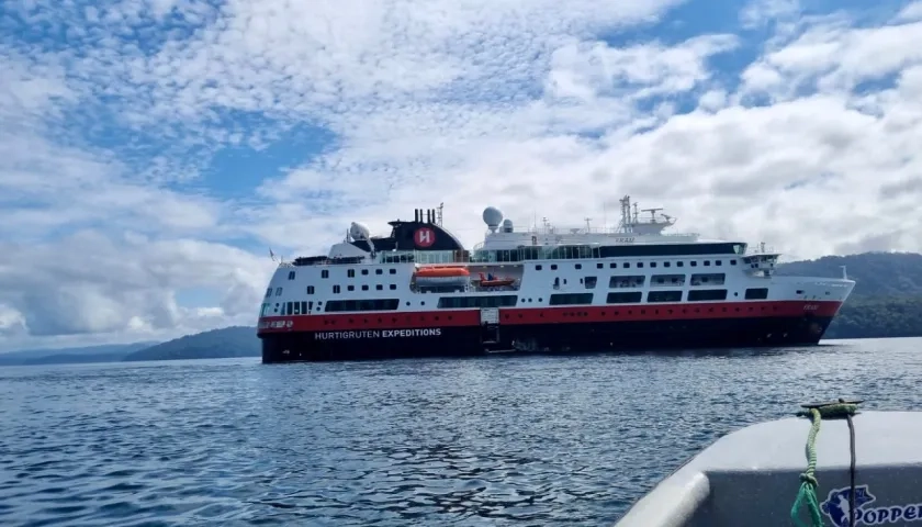 El Crucero MS Fram llegará el viernes.