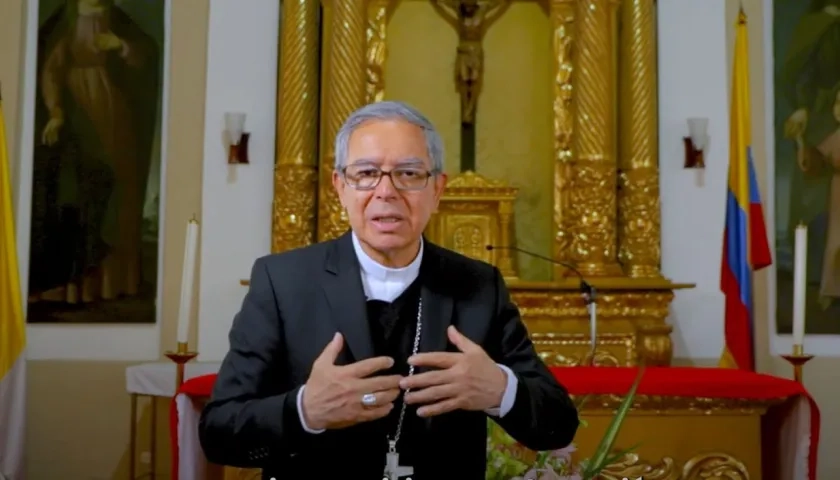 El cardenal Luis José Rueda, presidente de la Conferencia Episcopal de Colombia