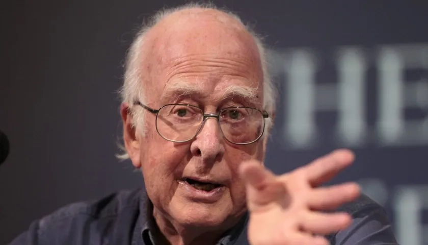 Peter Higgs.