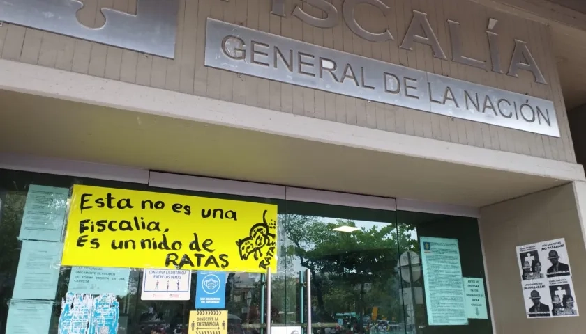 Sede de la Fiscalía en el Centro de Barranquilla.