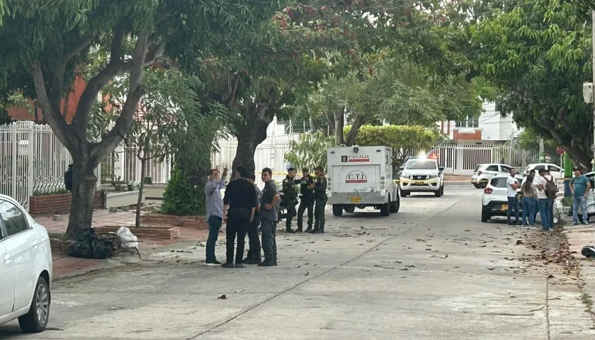 Barrio Santa Ana donde se registró el doble crimen. 