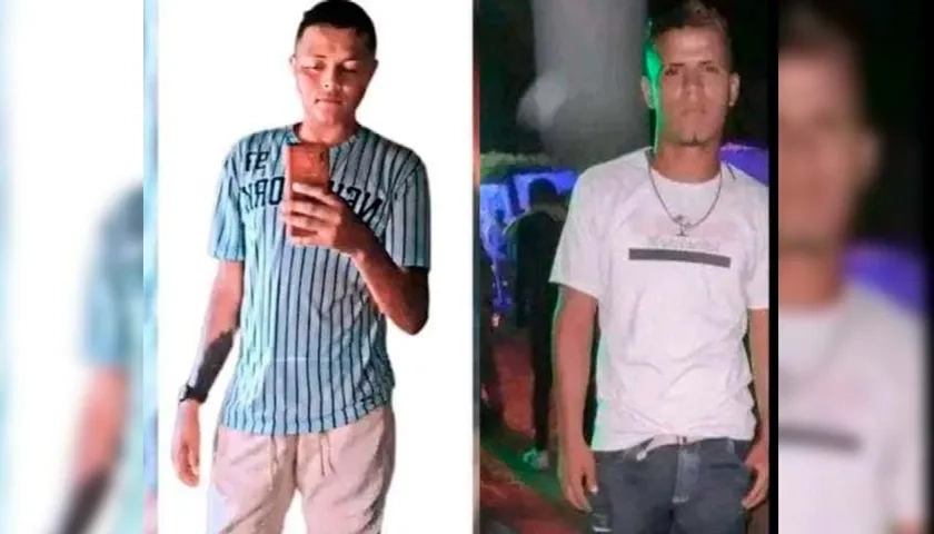 Jeiner de la Rosa Reales y Ronaldo Marenco Escorcia.