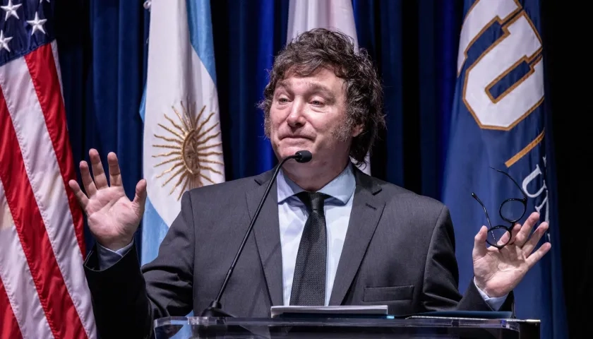 Javier Milei, presidente de Argentina.