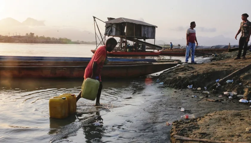 Varias poblaciones ribereñas del Magdalena están golpeadas por la intensa sequía de 'El Niño'