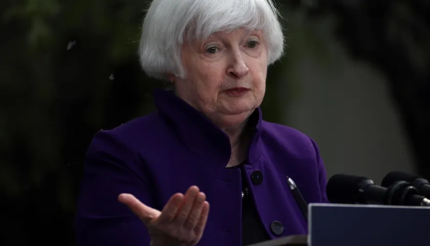 La secretaria del Tesoro de EE.UU., Janet Yellen