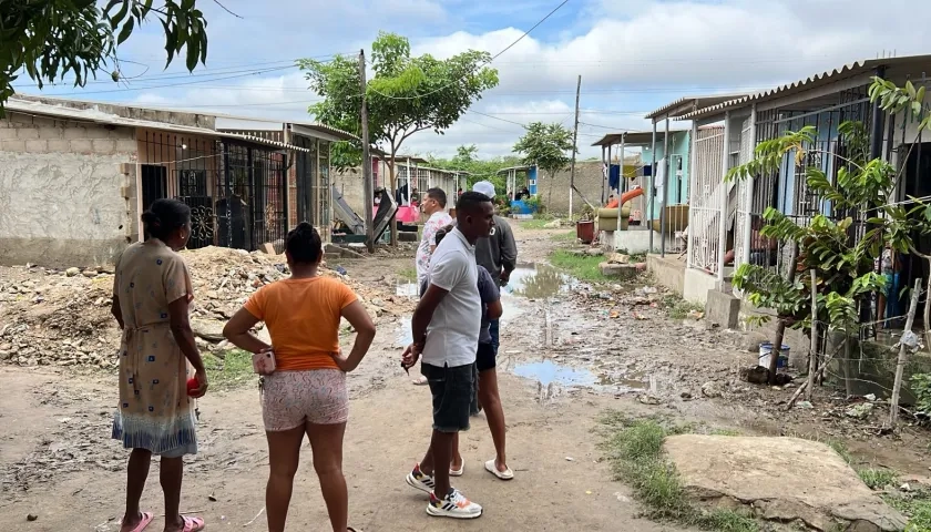 El barrio Don Bosco fue uno de los perjudicados en Soledad. 