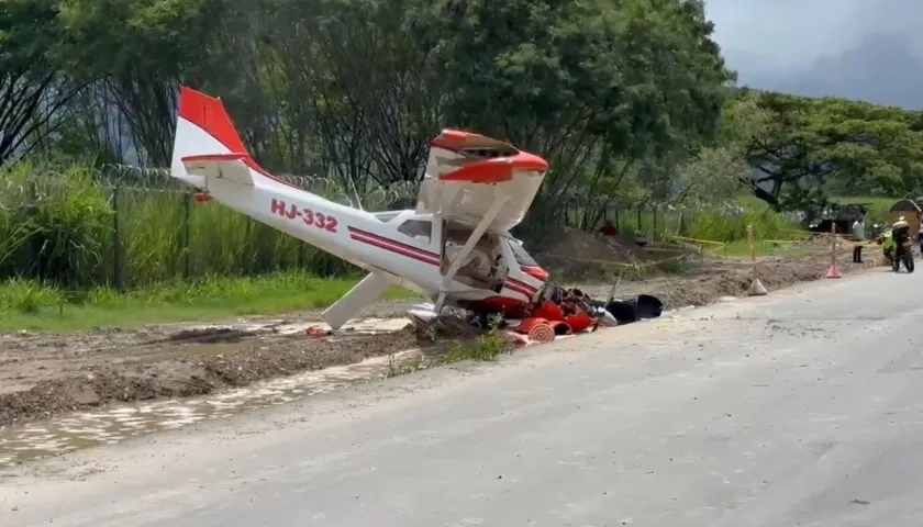 Atropellado por avioneta