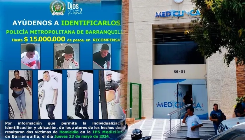 Con un cártel las autoridades buscan identificarlos. 