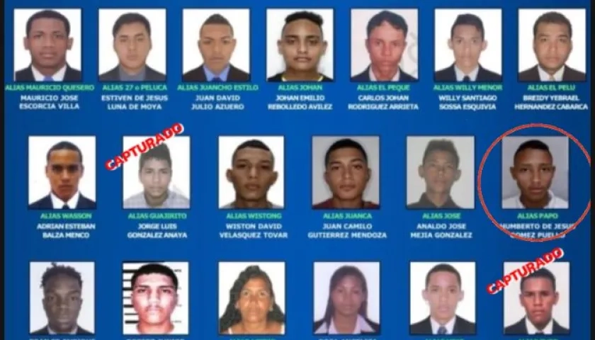 Humberto Gómez Puello, alias 'Papo', aparecía en el cártel de los más buscados. 