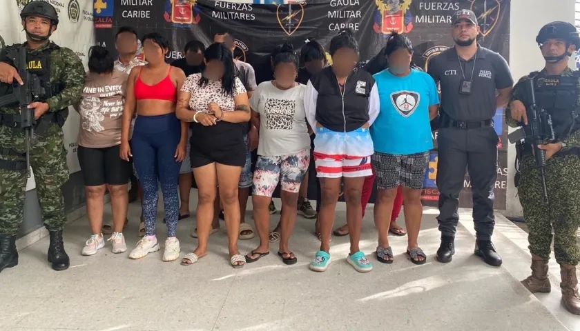 Capturados tras los operativos del Ejército y el CTI de la Fiscalía. 