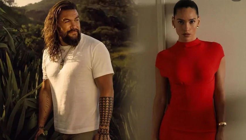 Jason Momoa y Adria Arjona.