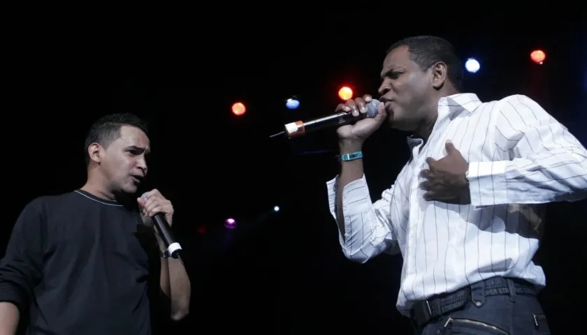 Jorge Celedón y Omar Geles. 