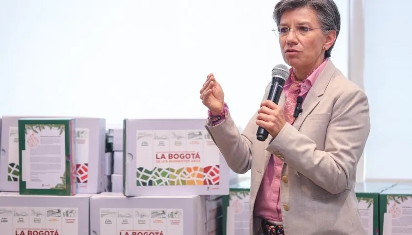 La exalcaldesa de Bogotá, Claudia López.