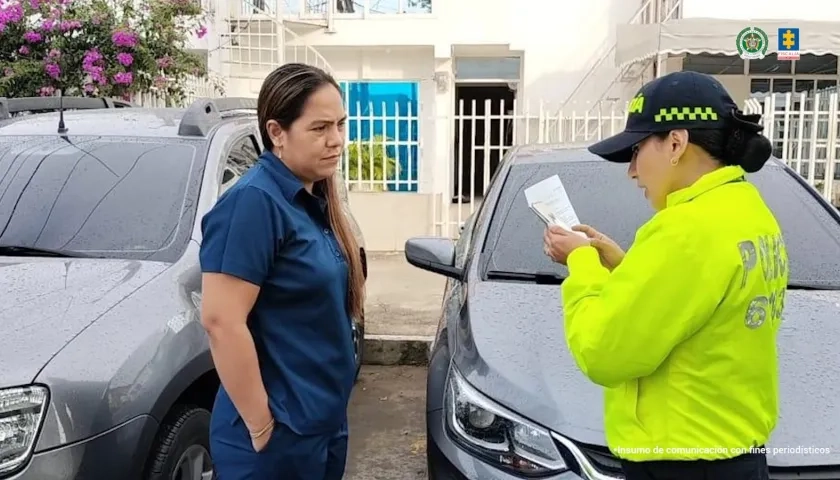 Mayra Alejandra Zapata Gómez fue capturada en Cartagena. 