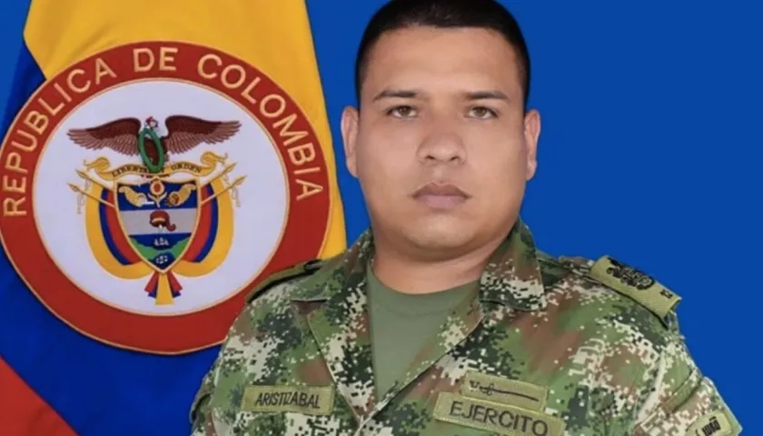 Soldado profesional Jonathan Aristizábal Sierra. 