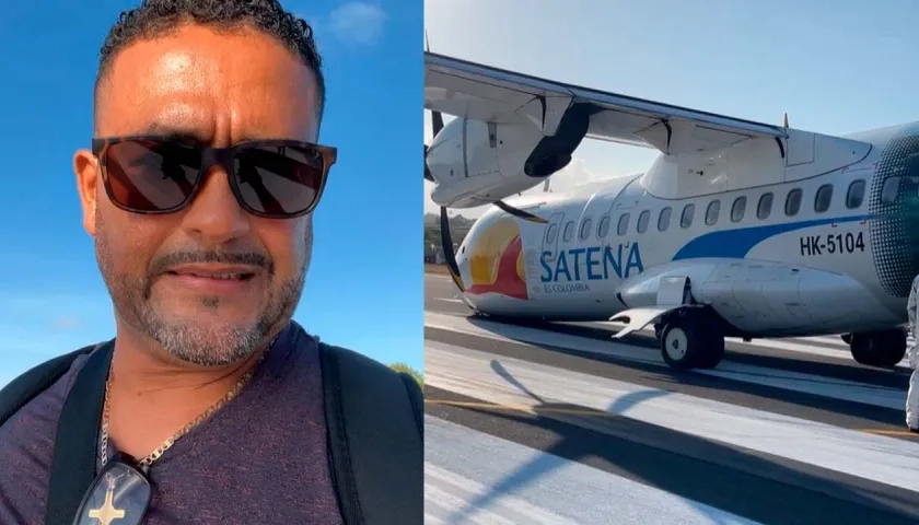 El músico y catedrático Johan Peñaloza iba en el avión de Satena que quedó en la pista de San Andrés