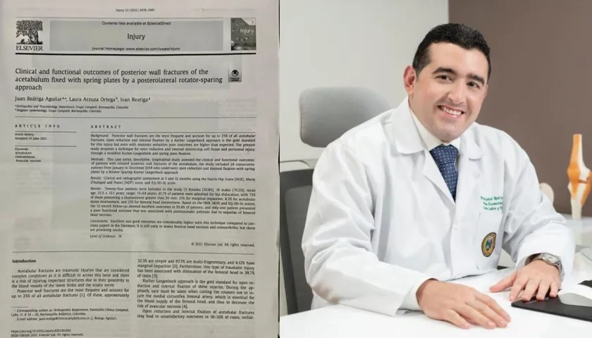 El médico Juan Gabriel Reátiga.