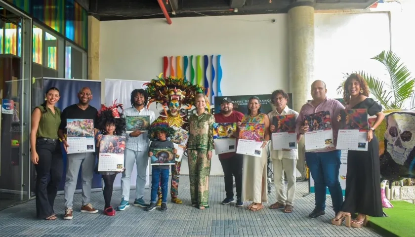 Presentación del calendario Carnaval de Barranquilla.