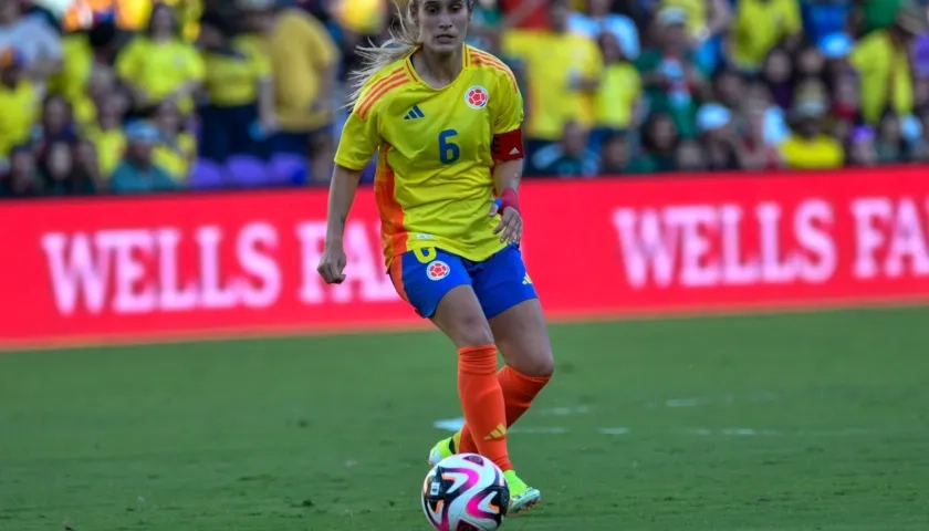 Daniela Montoya, capitana de la Selección Colombia femenina. 