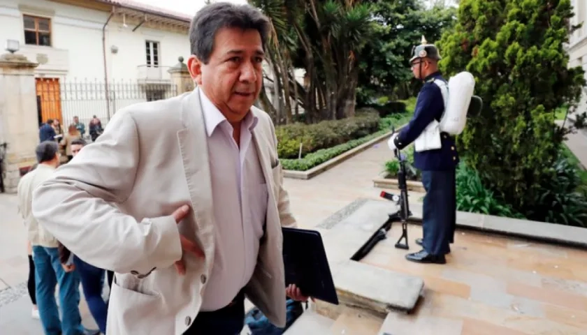 El expresidente de la CUT, Diógenes Orjuela.