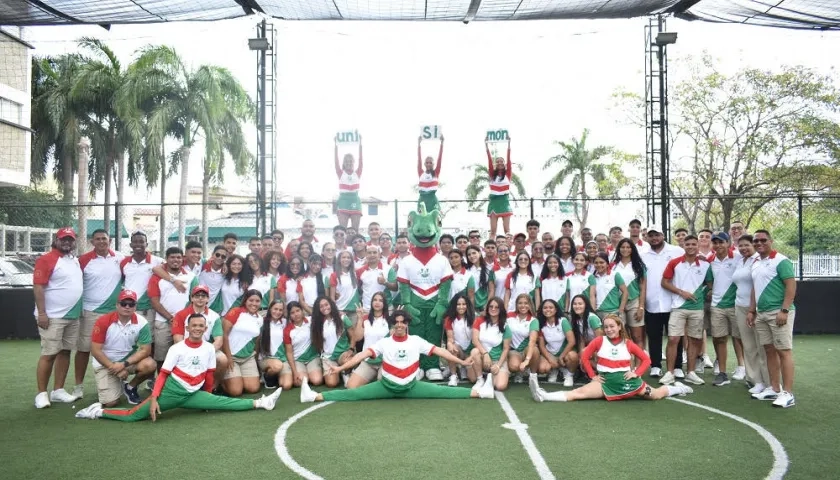 Delegación de la Universidad Simón Bolívar que participó en los Juegos Ascun, en Montería. 