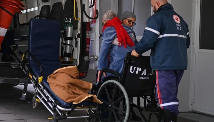 Así se encuentra el sistema público de salud en el sur de Brasil.