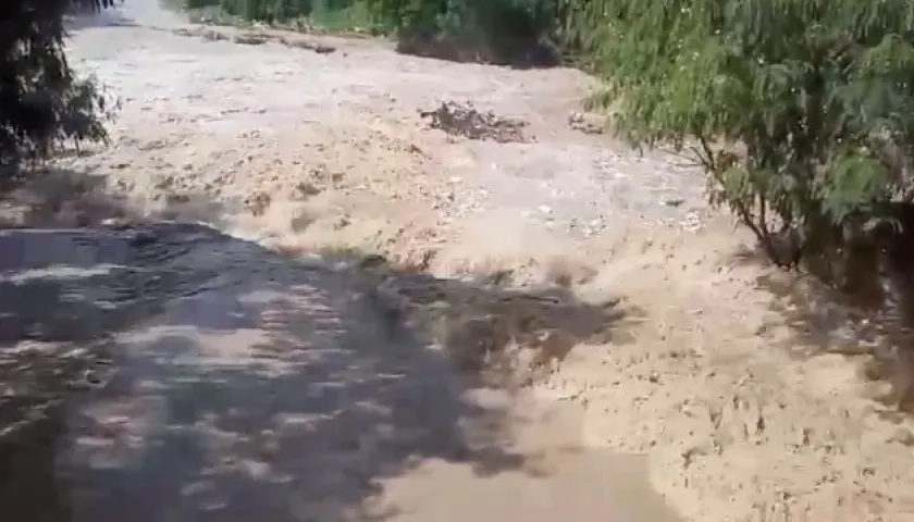 Arroyo que arrastró a menor de 9 años en El Bosque. 