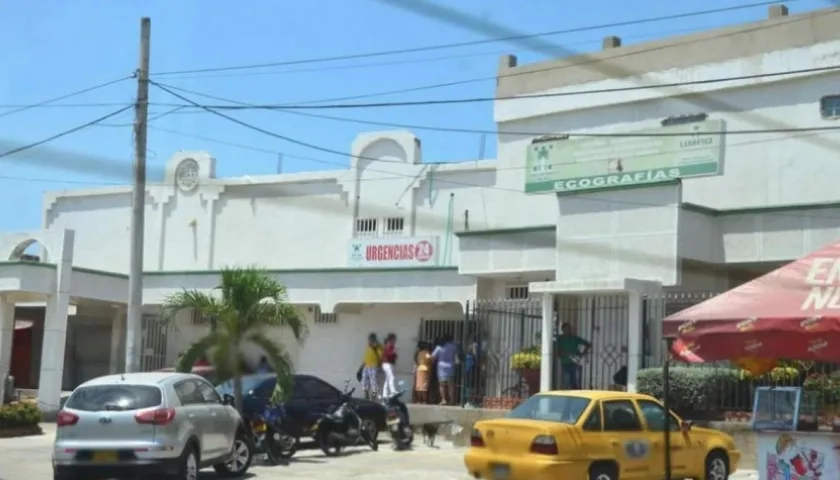 Centro médico donde se encuentran los lesionados. 