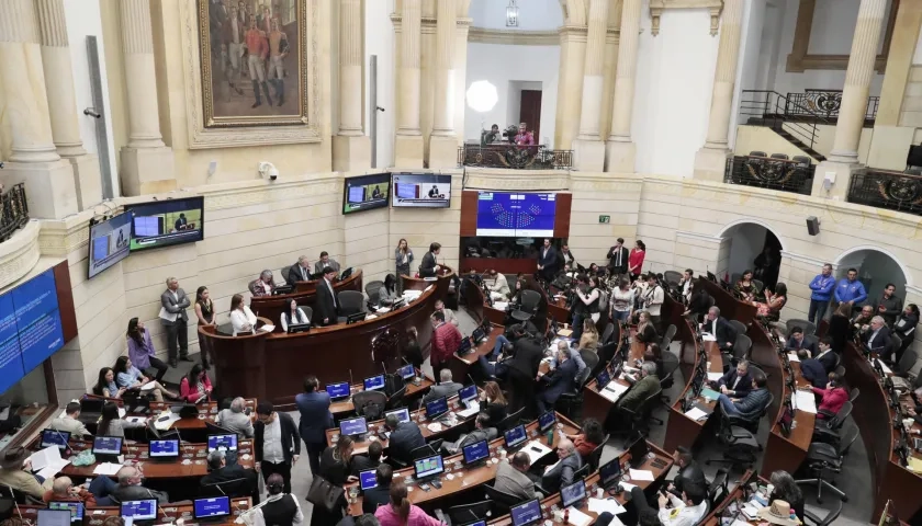 El Congreso en pleno este jueves