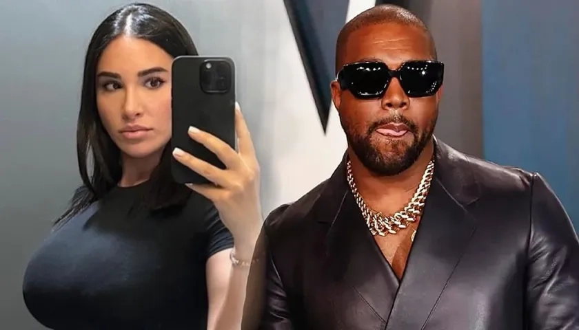 Lauren Pisciotta y Kanye West.