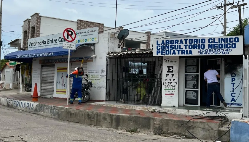 Lugar de la emergencia