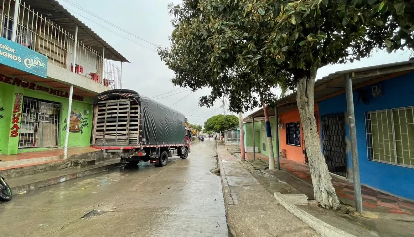 Lugar donde fue asesinado Luis Fernando Rodríguez Ferrer.