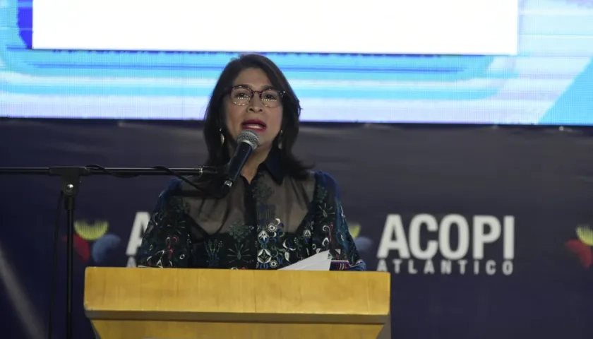 Rosmery Quintero, presidenta del Observatorio Nacional de la MiPyme y directora de Acopi Atlántico.