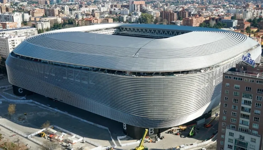 Estadio Santiago Bernabéu.