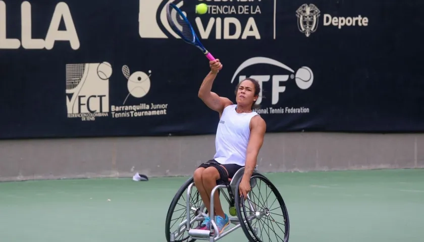 La brasileña María Fernanda Alves, campeona en la categoría open. 