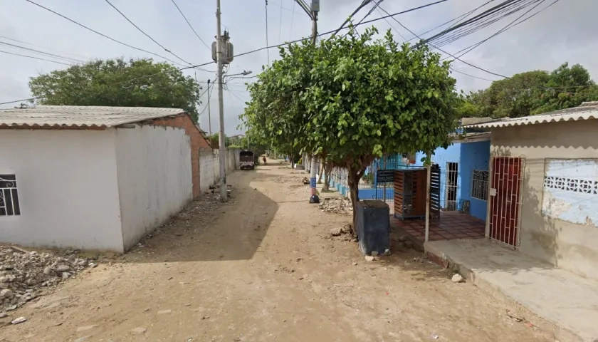 Sector cercano a donde se registraron los hechos. 